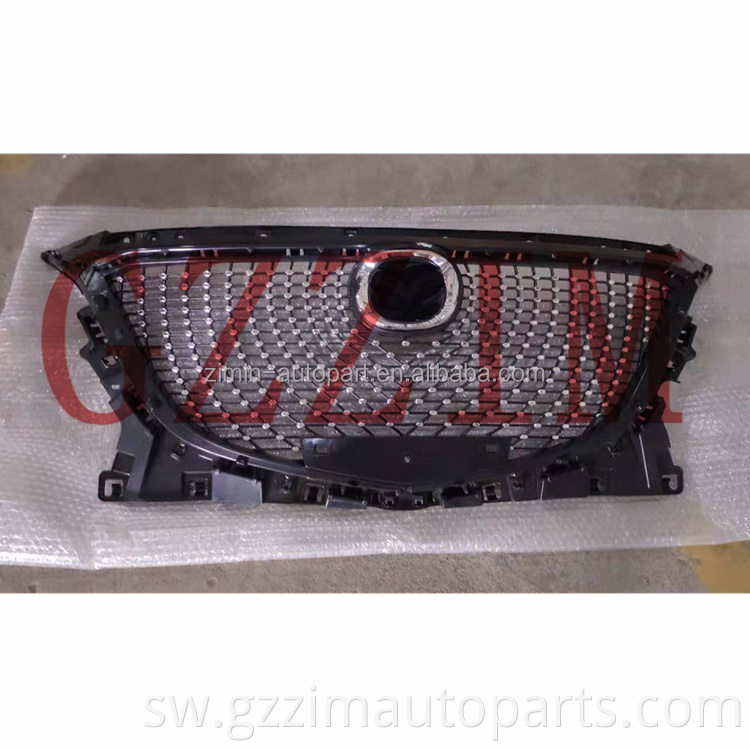 ABS Plastiki Diamond ncha mbele ya grill ya katikati kwa Mazda 3 2015-2017